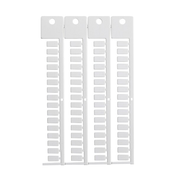 Terminal Block Tag Polycarbonate 10.00 mm H x 5.00 mm W Box of 1024 Pieces, 1024PK